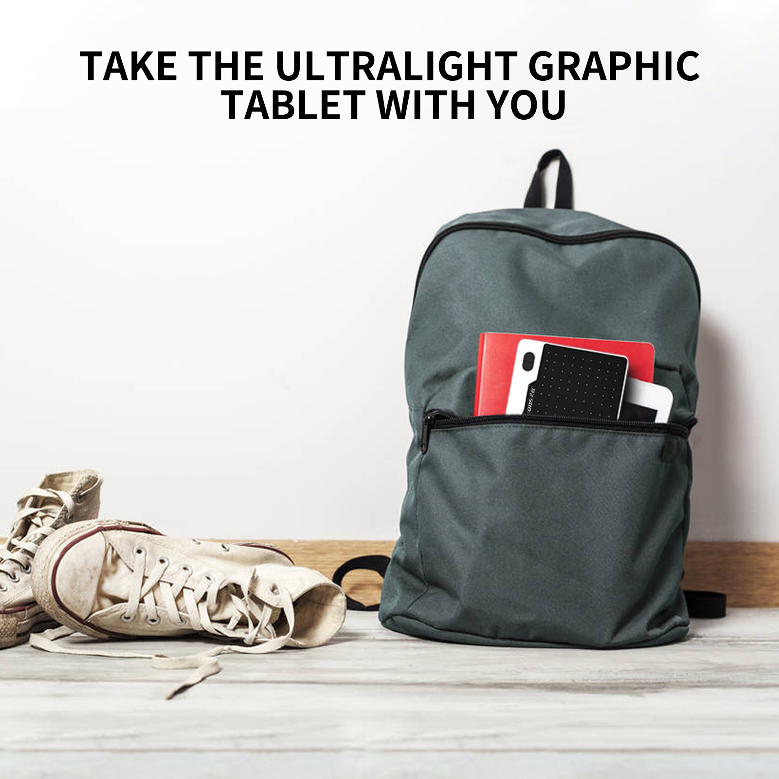 10moons T503 Digital Art Graphics Drawing Tablet 6 x3.9 inches Ultralight Art Creation Sketch OTG for Drawing Designing