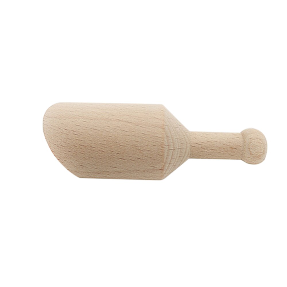 Mini cucharadas de té de madera de haya, herramienta de cocina, baño, sal condimentos cuchara suministros de cocina, vajilla