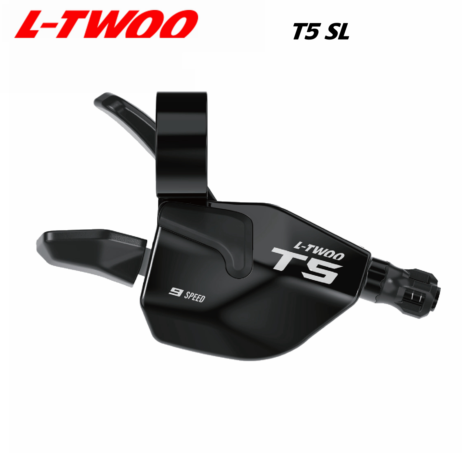 ! LTWOO T5 1x9 Speed Two Way Release Shifter + Stabilize Damping Rear Derailleur Cage length 82mm, 9s