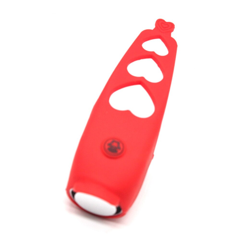 Cloche électronique de vélo 110dB corne étanche à la pluie MBT VTT équipement d'équitation Portable Silicone route vélo guidon cloches: Red