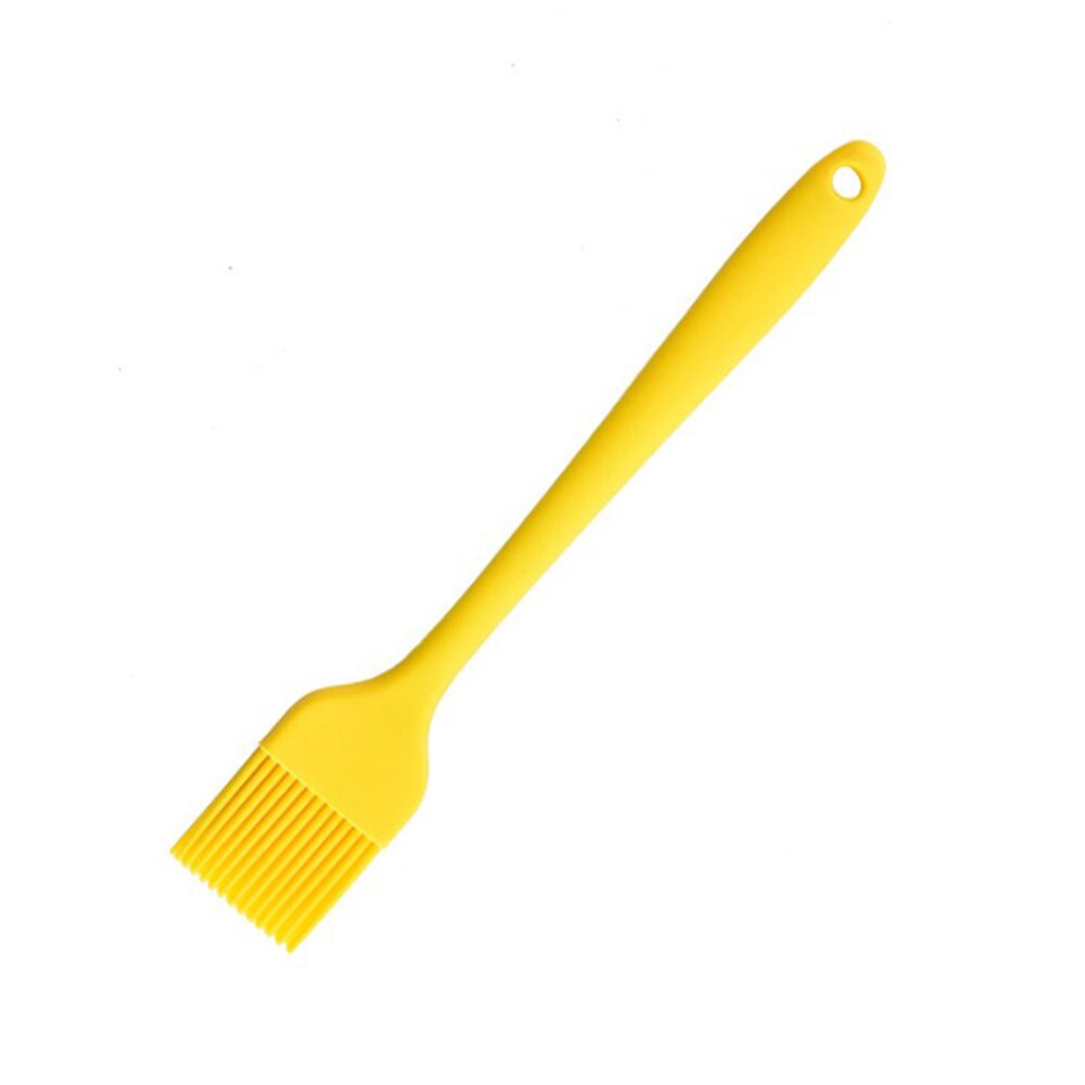 Silikon Hitze Beständig Grill Backen Grillen Öl Heften Pinsel: Gelb