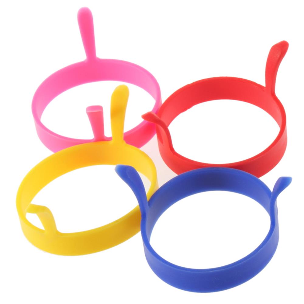 Kitchen Heart Silicone Egg Fry Frier Fried Oven Poacher Pancake Ring Mould Tool