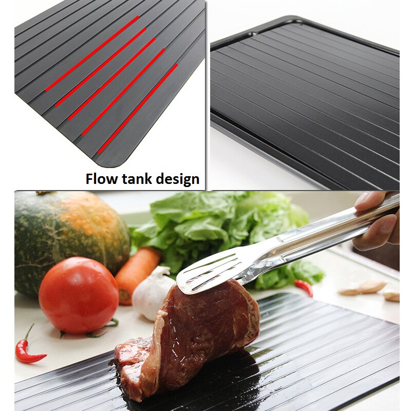 Fast Defrosting Tray Thaw Frozen Food Meat Fruit Quick Defrosting Plate Board Defrost Kitchen Gadget Tool