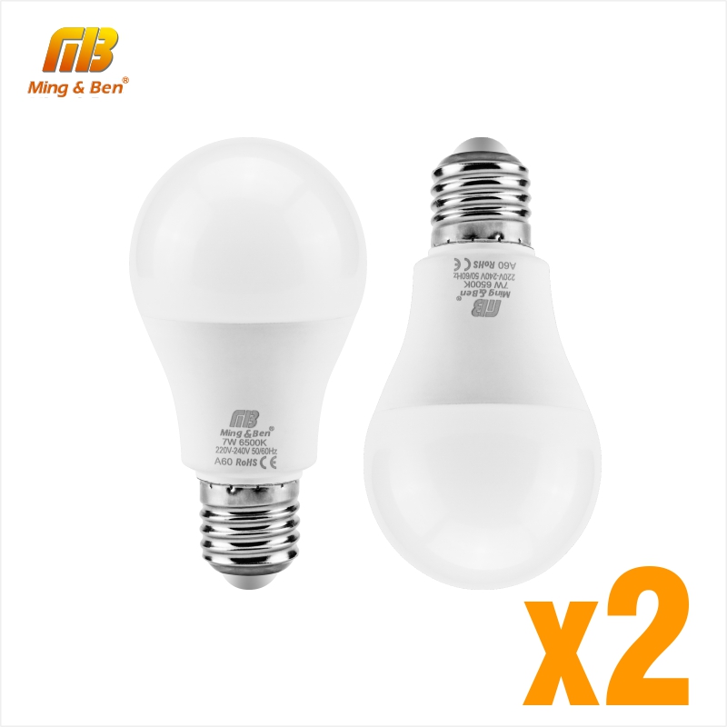 2 STUKS Led-lampen LED E27 9W 12W 15W 18W AC220V Real Power LED Lamp LED bombilla Verlichting Warm Wit Koud Wit Dag Wit Lampada