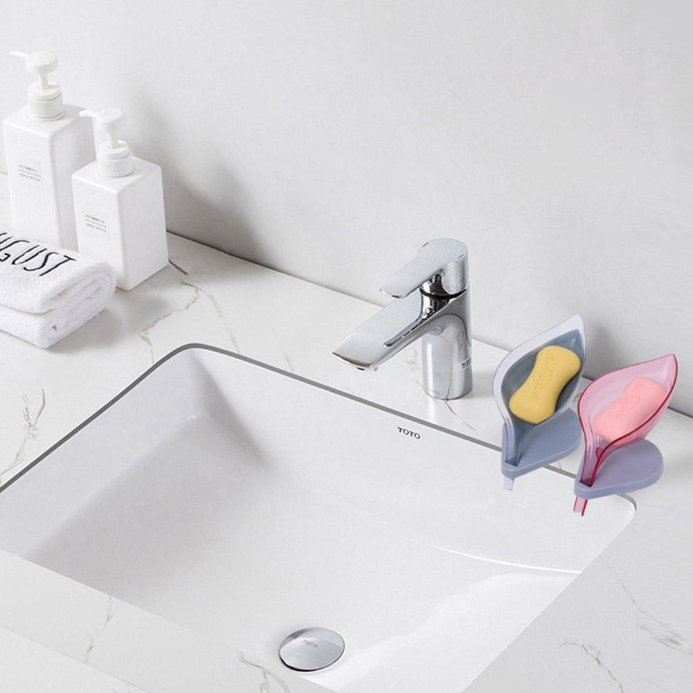 Seifenschale Unten Saugnapf Für Schlecht Dusche Tragbare Blatt Seife Halfter Kunststoff Schwamm Tablett Für Küche Schlecht Zubehör