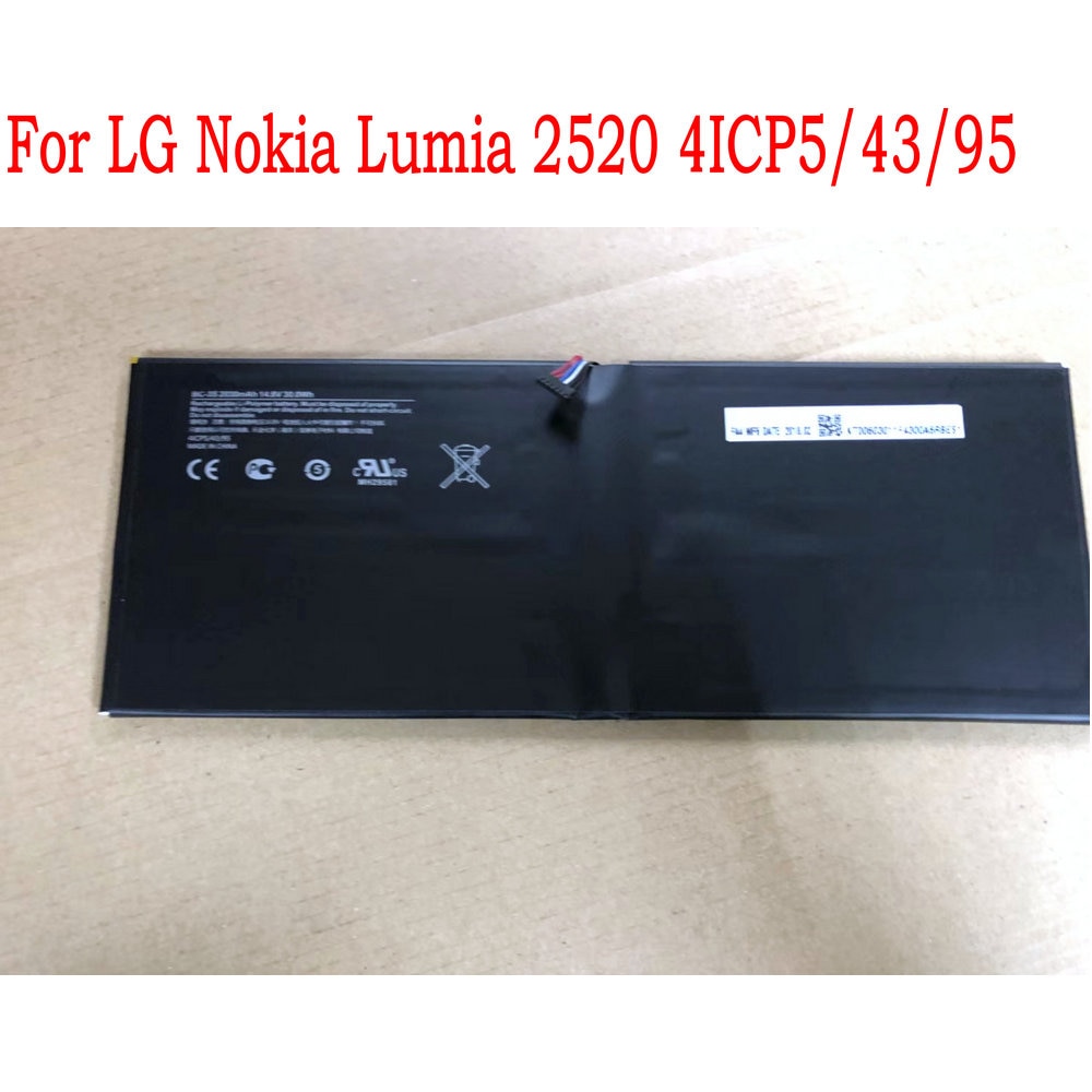 Original BC-3S Laptop batterie Für LG Nokia Lumia 2520 4ICP5/43/95 14,8 v 2030mAh 30WH