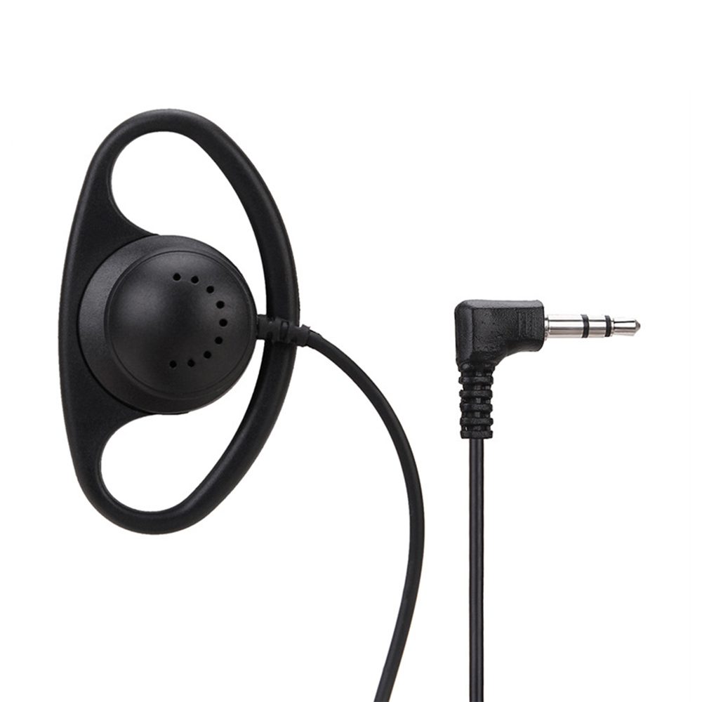 Ohrhaken kabel gebundene Kopfhörer einseitige Kopfhörer tragbarer Kopfhörer 3,5-mm-Schnittstelle geeignet für Telefon-PC ohne Ptt-Mikrofon