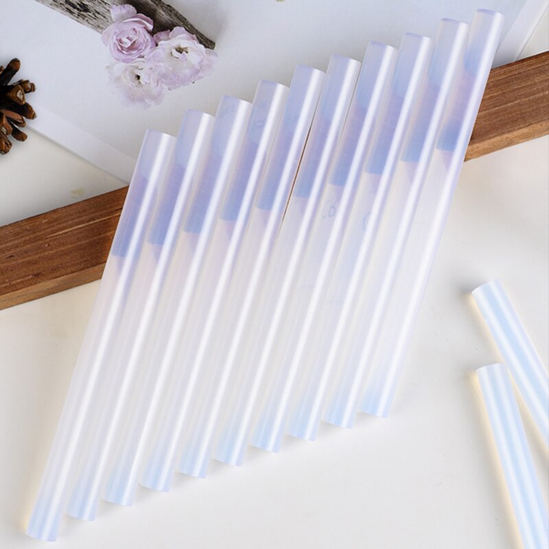 Smältlimstift 7mm/11mm manuell gör-det-själv transparent smältstift hushållssmältlimpistol hög viskositet snabb smältstift