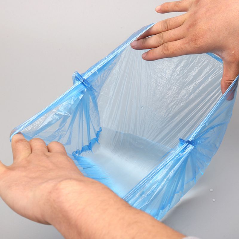 Bonnet de douche jetable en 100 pièces | Fournitures de salle de bain, capuchon de douche élastique en plastique imperméable