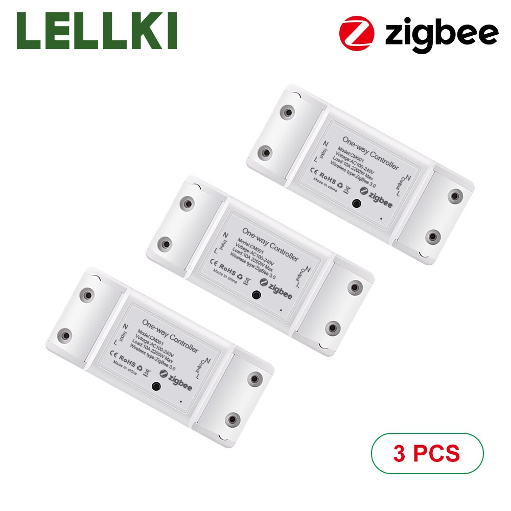 Tuya zigbee valokytkin ohjain älykoti diy painike kytkin ajastin kaukosäädin sävy smartthings alexa 10a: Cm001 3 kpl