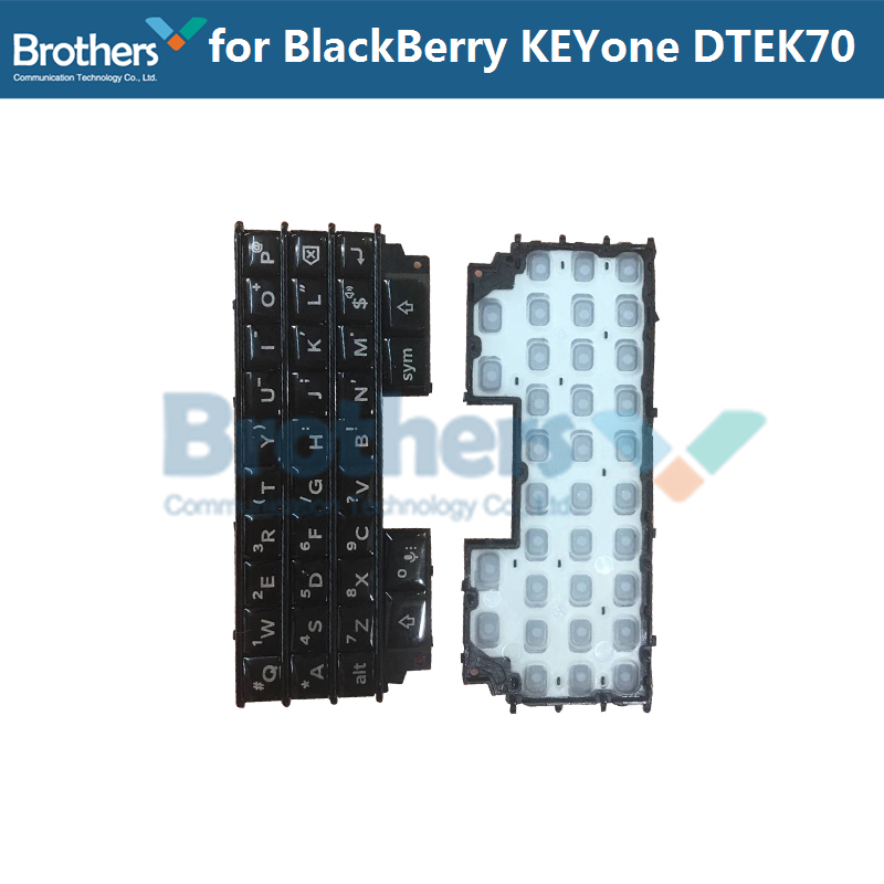 Teclado con Cable flexible para teclado de BlackBerry KEYone DTEK70, partes de reemplazo de teléfono, color negro y plateado, 1 Uds.