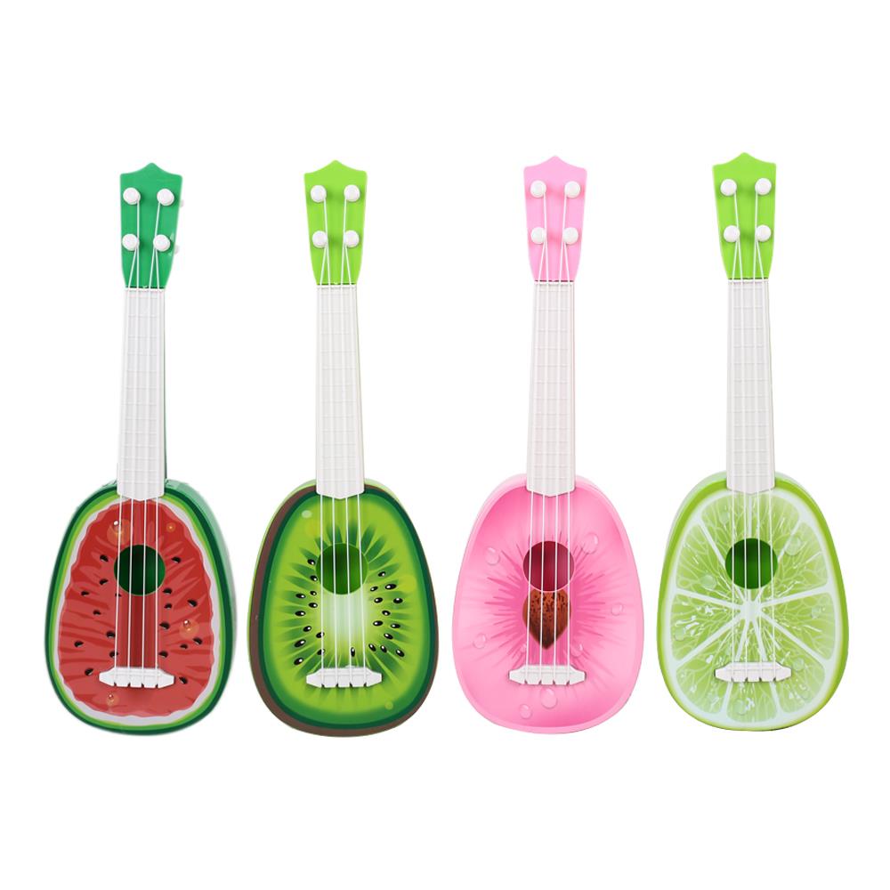 Ukelele musikalsk ukulele frugt lille guitar frugt guitar legetøj 4 stil søde børn sjove pædagogiske børn uke