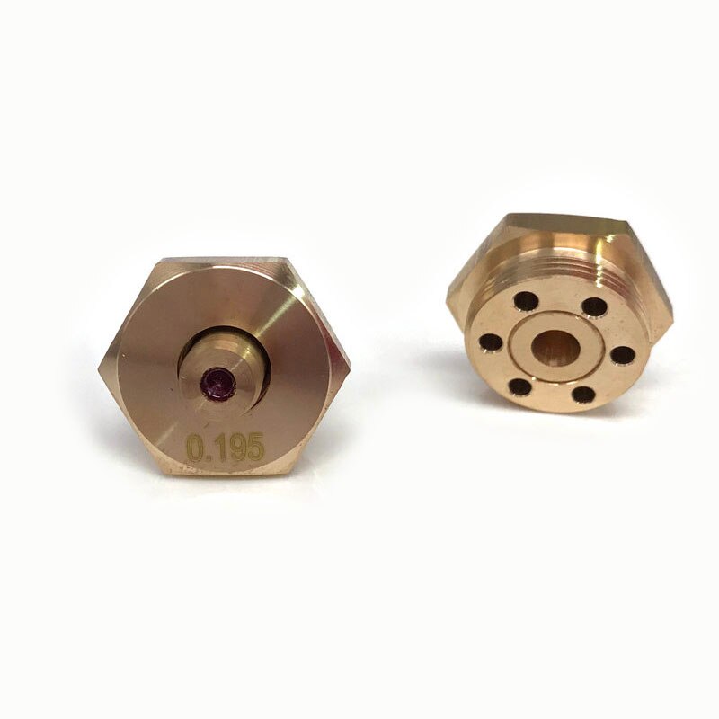 WEDM Teile Rubin 0,18mm Molybdän Draht Führer 0,195mm Wasser Düse Tafel für Mittlerer Geschwindigkeit CNC Draht Geschnitten Maschine