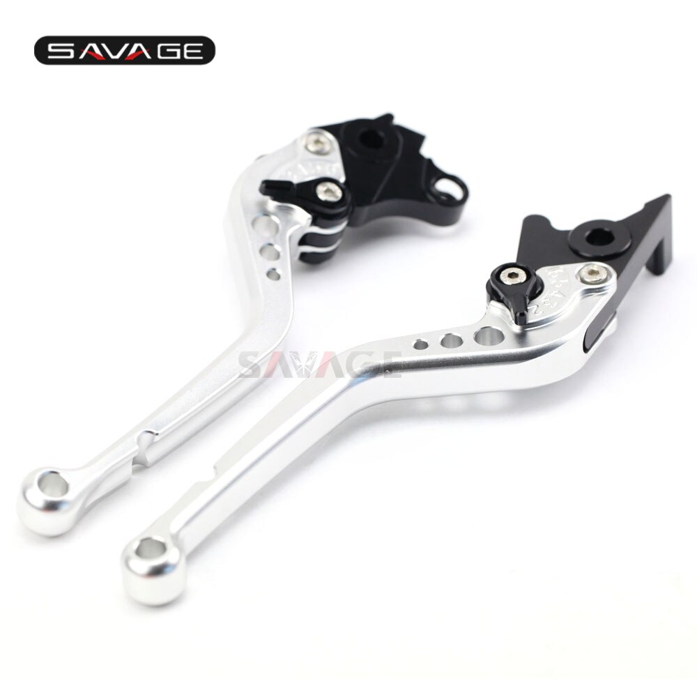 Long Court Levier D'embrayage De Frein Leviers Pour HONDA NC 700S 700X 750S 750X CTX 700 750 VFR400R VTR250 NC700S NC700X NC750S NC750X CNC: long silver