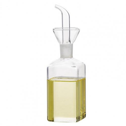 Glas Öl Flasche Küche Dicht Glas Olivenöl Essig Spender Ausgießer Spritzgerät für Gewürz Flasche Glas Glas Öl Container: S