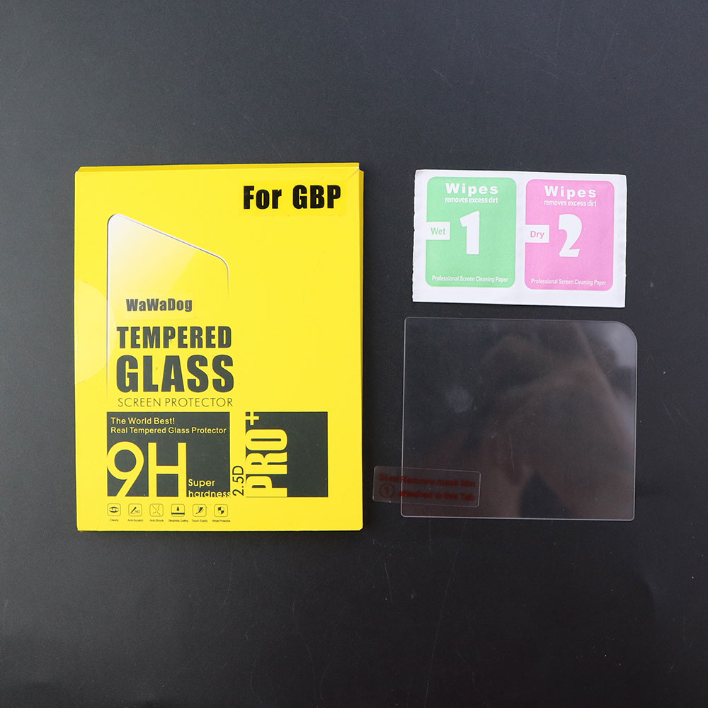 JCD Anti Scratch Tempered Glass for Gameboy Advance GBA for Gameboy Color GB GBC GBP GBA SP Console Screen Protector Film Guard: Brown