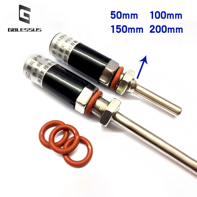 Barra de temperatura termopar tipo K/E, Sensor Pt100, platino, resistencia térmica, resistente al agua