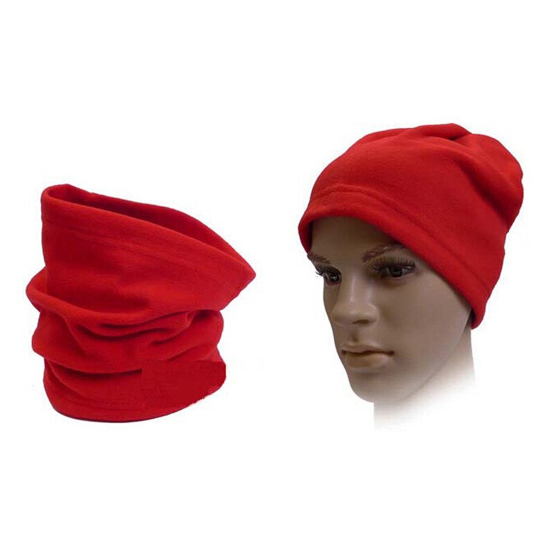 Unisex Outdoor Neck Warmer Snood Winter Sports Skiing Skating Thermal Hat Scarf Outdoor Camping Hiking Polar Fleece Collar