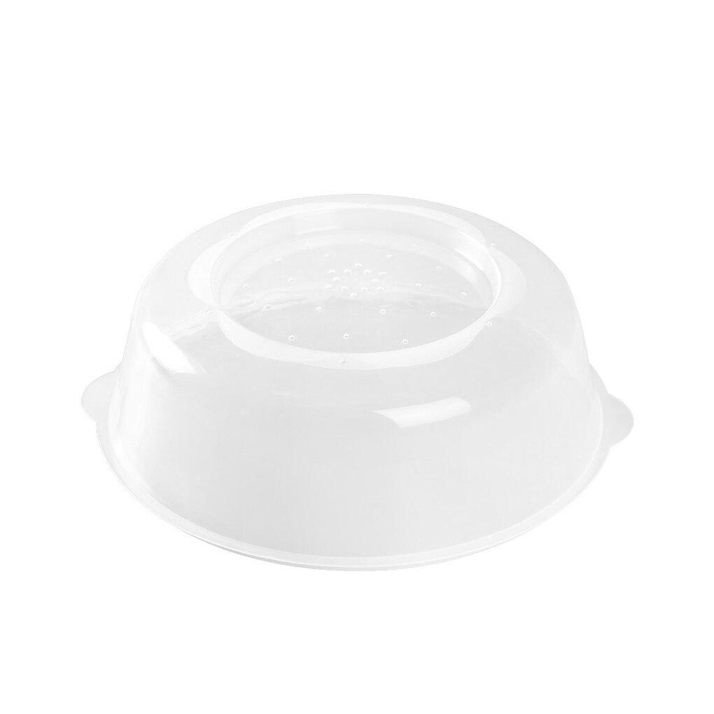 FenKicyen Microwave Food Cover Transparent Anti-Splash Cooking Lid Stove Cover For Oven Refrigerator Dish Airtight Cap Plate 1pc: No handle