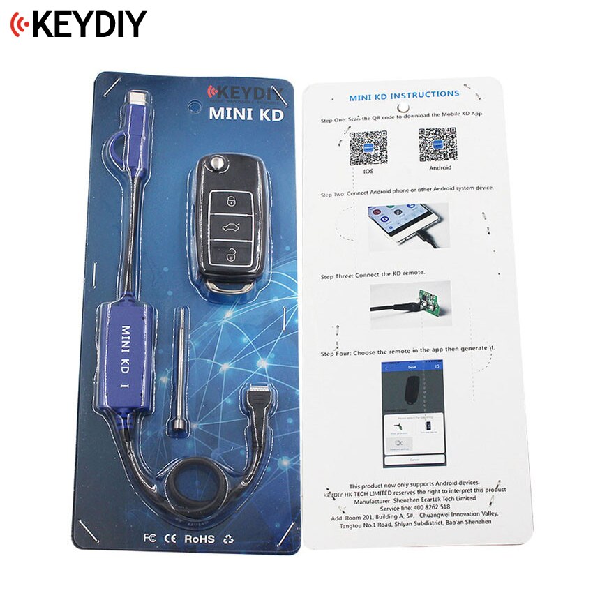 Cheapest Original KEYDIY Mini KD Remote Key Generator Remotes Support Android Mini KD Auto Key Programming Free Update