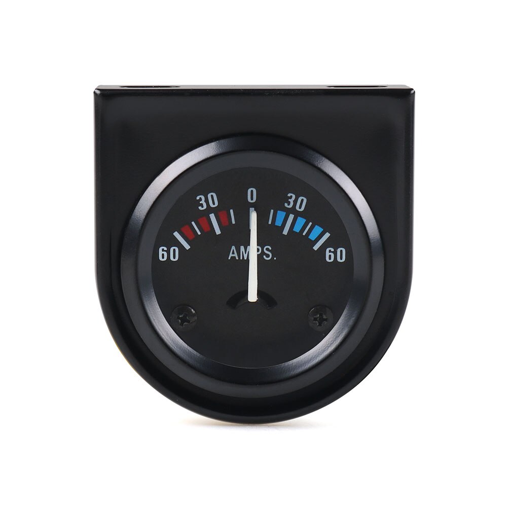 2 tommer 52mm sort volt meter vand temp olie temp gauge olie trykmåler brændstof niveau måler amp meter triple gauge kits bilmåler: Amp meter