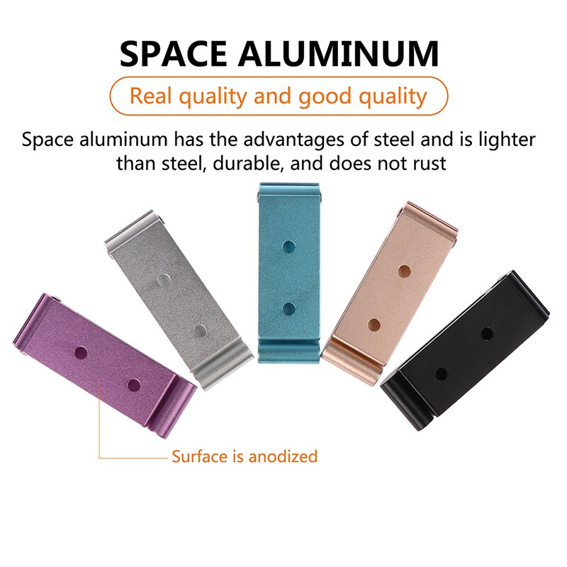 1pc universell 5 farger hodetelefonholder vegghenger krok aluminiumslegering sammenleggbar hodetelefon stativ holder vegg stativ krok
