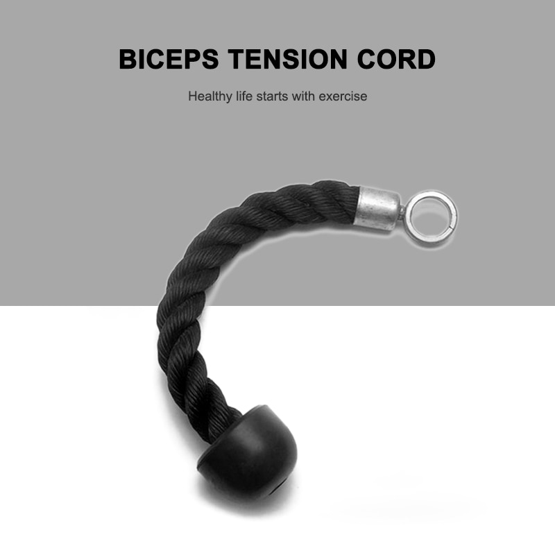 Tricep Touw Biceps Band Pull Touw Fitness Apparatuur Bodybuilding Spier Training Arm Schouder Sterkte Oefening Touw Accessoires