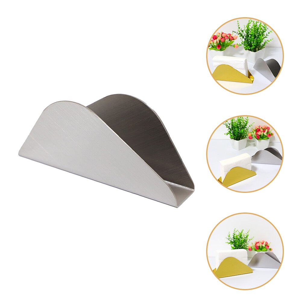 Restaurant Napkin Rack Metal Table Napkin Holder Kitchen Tissue Dispenser: Default Title
