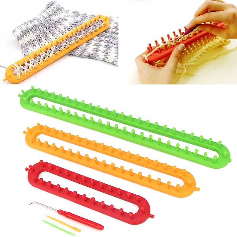 4 Size Kleurrijke Breien Machine Breien Loom Set Ronde Cirkel Hoed Knitter Wol Garen Naalden Haak Naaien Gereedschap Voor Hoeden sjaals