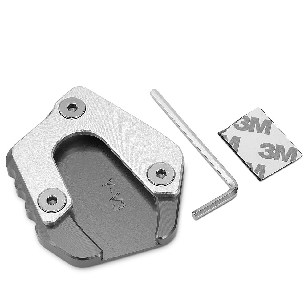 Motorfiets Side Stand Pad Plaat Kickstand Vergroter Ondersteuning Uitbreiding Voor Yamaha Yzf R15 V3 Yzf R15 V3: Titanium
