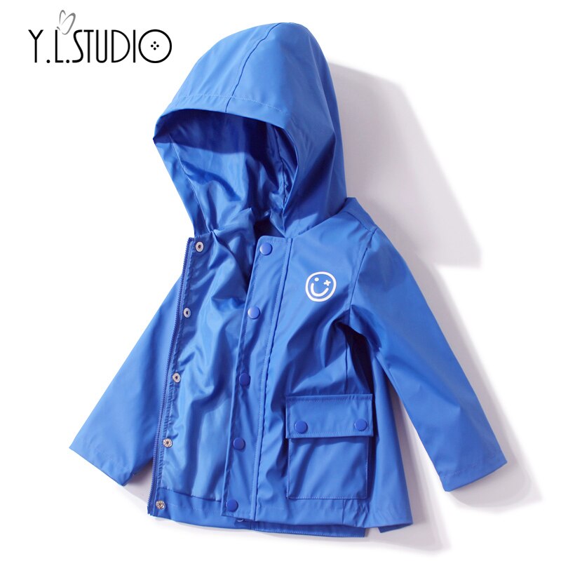 Lente Herfst Peuter Meisjes Jongens Jas Jas Hooded Zipper Button Windscherm Uitloper Baby Meisjes Kleding 3M 6M 12M 18M 24M