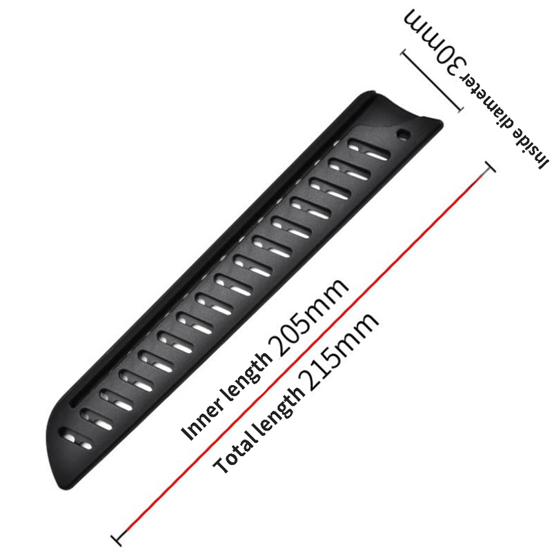 1pcs Black Plastic Kitchen Knife Blade Protector Cover For 3.5-10 Inches Knife Cover: N5