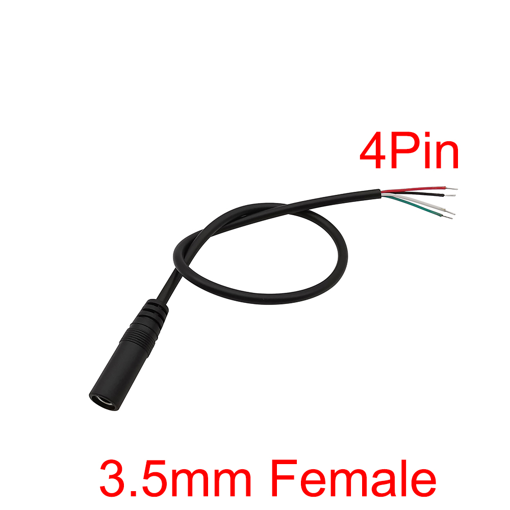 1/5 Uds 2,5mm 3,5mm Mono Cable de Audio estéreo macho hembra conector Jack 2/3/4Pin Cable de extensión DIY auricular micrófono Cable de reparación: Azul / 5-9 Unids