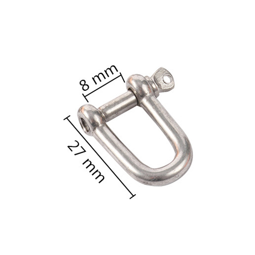 U/O Typ Metall Abnehmbare Vogel Seil Schnalle Hufeisen Schnalle Vogel Ausbildung Zubehör Edelstahl Freisetzung Schäkel 1 Pc: M4 U Typ