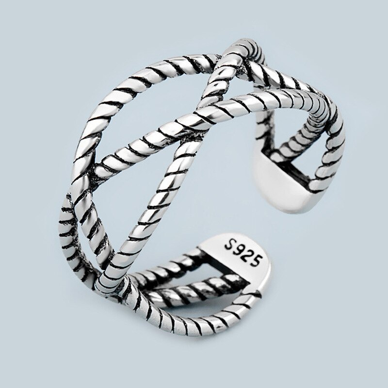 Zomer Strand Open Cross Kettingen Ringen Voor Vrouwen Meisjes Verstelbare Finger Ring Charm Sieraden
