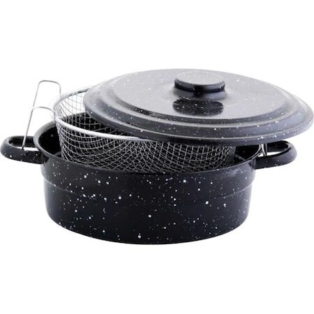 Essan de fuego y no-Stick freidora Fry olla