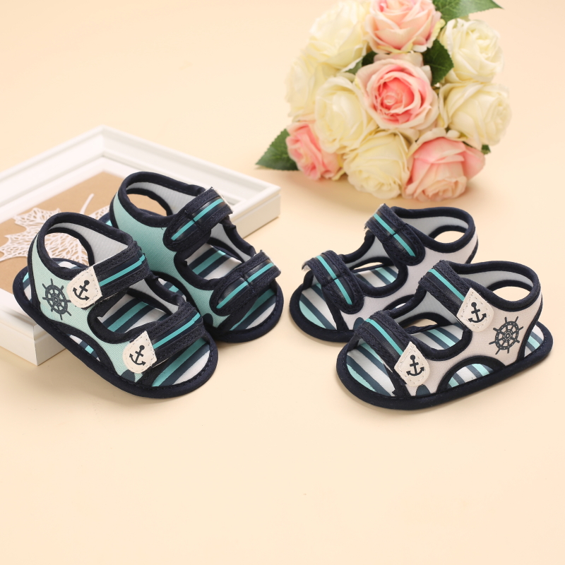 Scarpe estive per bambini maschili 0-18 mesi sandali per il tempo libero per bambini maschili suola morbida scarpe antiscivolo per bambini