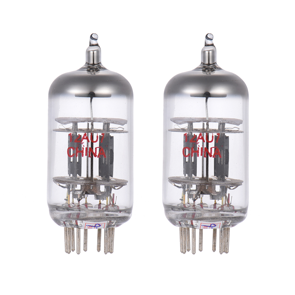 2pcs 12AU7 Preamp Electron Vacuum Tubes 9-pin Dual Triode for ECC82 6189 5963 5814 Tube Replacement