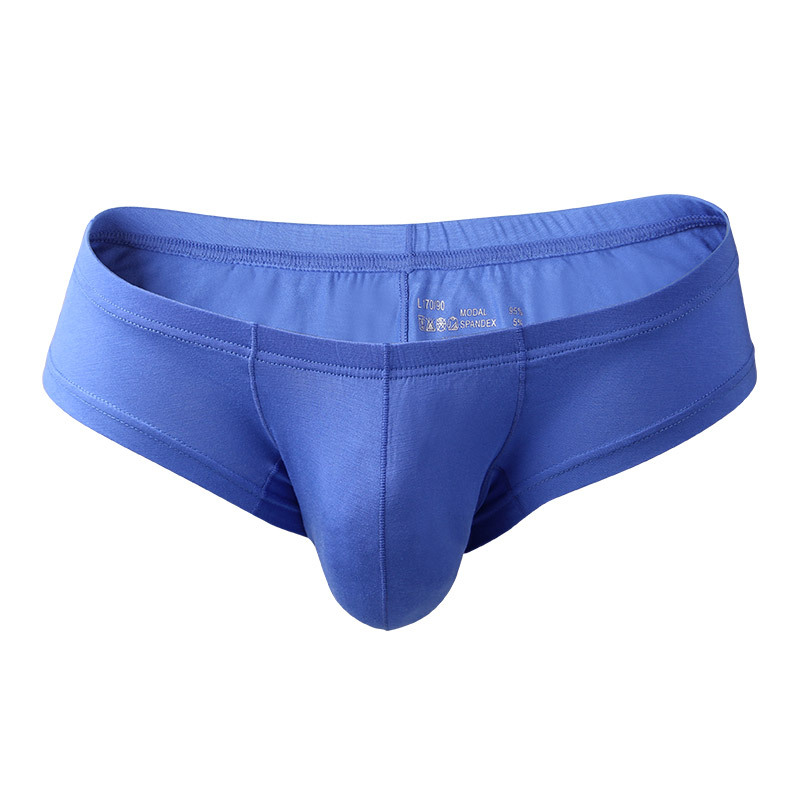 Calzoncillos Bóxer pequeños para hombre, ropa interior fina de tiro bajo: XXL / Azul