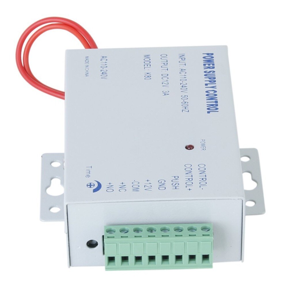 YobangSecurity AC 110-240 V DC 12 V 3A Voeding Voor Deur Toegangscontrole Wereldwijd Voltage