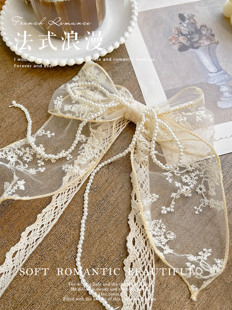 Franse Kant Strikje Gordijn Decoratie Accessoires Kleine Accessoires Nordic Tie Touw Ornament Kanten Stropdas Touw Hanger.