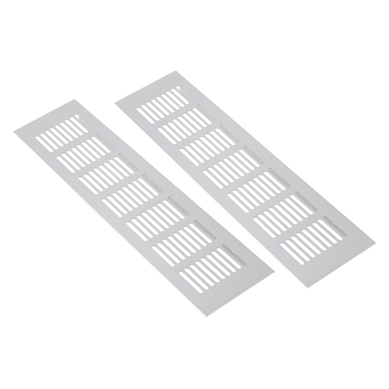 4pcs grande liga de alumínio ventilação ventilação do respiradouro de ar grade para armário sapato condicionador de ar 300mm