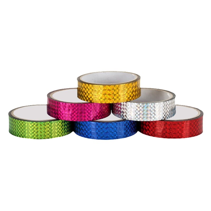 Rhythmic Gymnastics Decoration Tape DIY Photo Tape Prismatic Glitter Tape Hoops Stick Gradient Tape Gymnastic Accessories