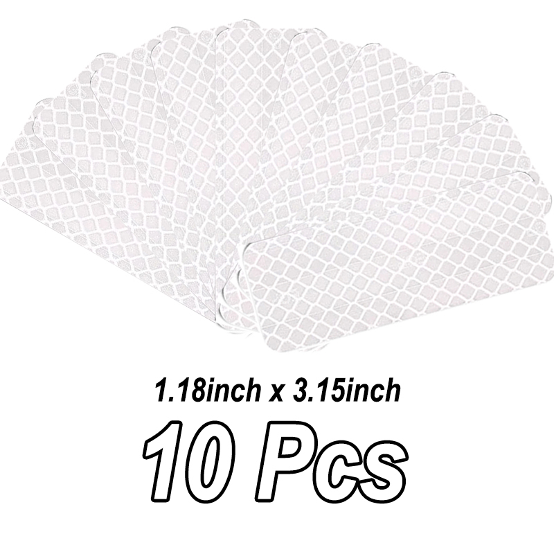 Safety Reflector Sticker Colorful Night Reflective Strips for Reflective Stickers for Helmet Bike Reflectors: Orange