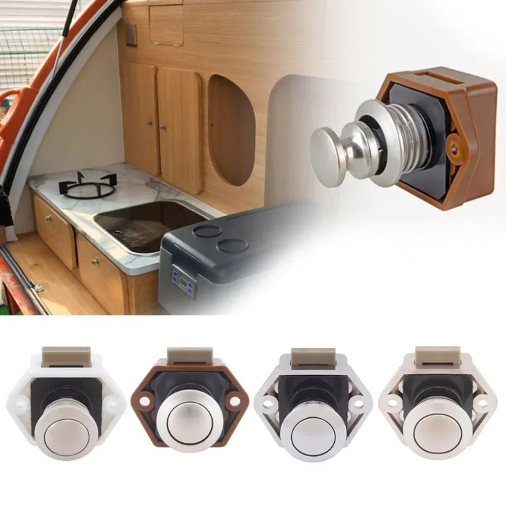 Allgood Diameter 20Mm Camper Auto Push Lock Rv Caravan Boot Motor Home Kast Lade Knop Sloten Meubels Deurslot Hard