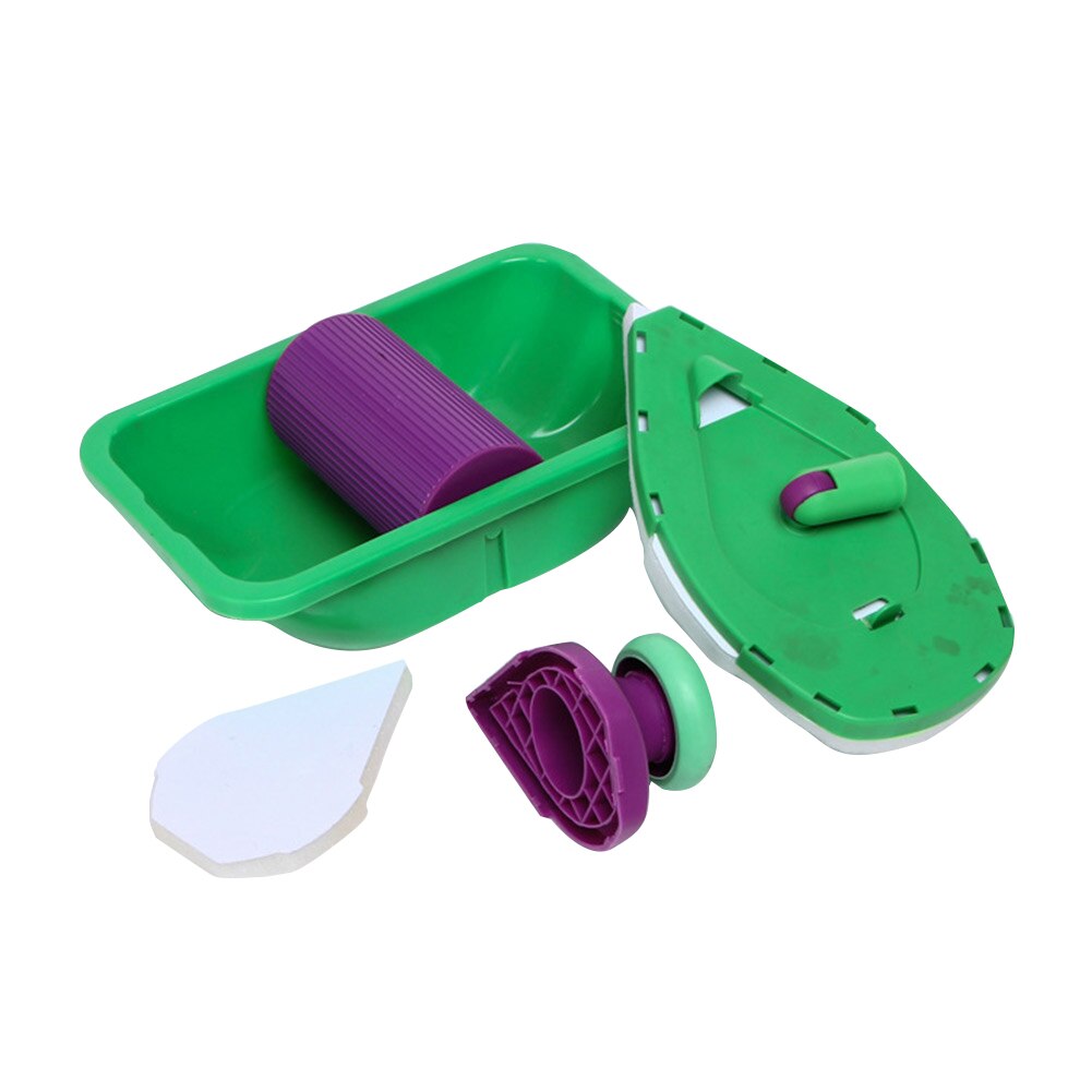 6pcs/Set Sponges Wall Paint Roller Tray Household Wall Painting Brush Paint Pad Point Paint Home Decoration Tool