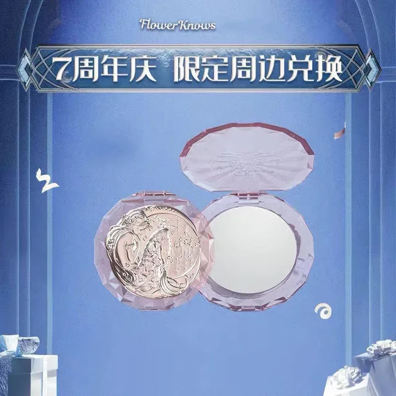 Flower Knows Mirror Moonlight Mermaid Collection Handheld Mirror Limited White Blue Pink Chocolate Fairy Mirror: Ivory