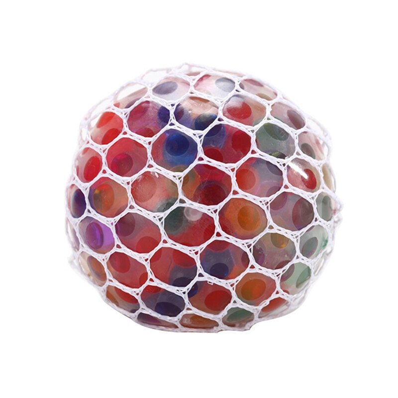 Juguete De Malla De Uva De Pelota Blanda: Exprime Las Bolas De trés De Alivio Para Alivio De