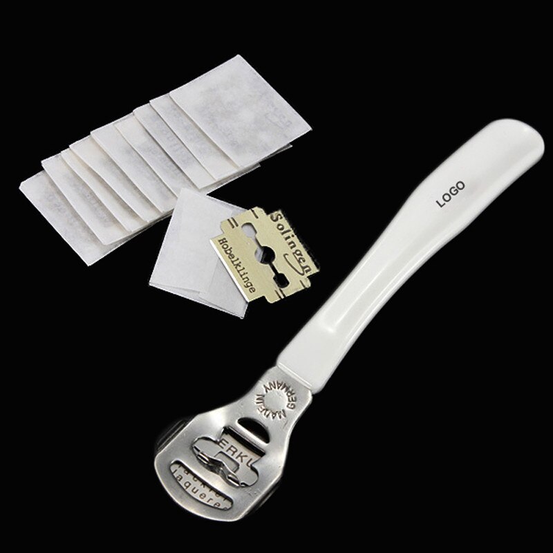 Neue Nützliche Fuß fest tot Haut Entferner Cutter Rasierer Trimmer Pedikübetreffend Kallus + 10 Klingen Cutter Rasierer Trimmer