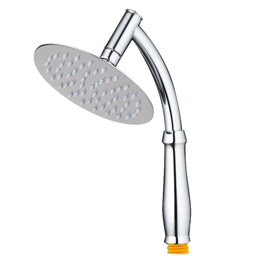 6 inch 360 degrees Rotating Large Shower Head Bathroom Stainless Steel Rain Spray Top Home bathroom faucet shower A17